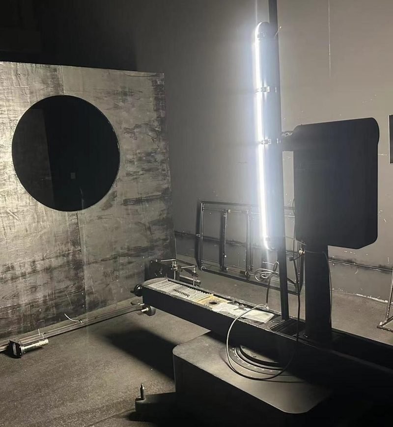 Cuarto oscuro para medición fotométrica IES de luminarias
